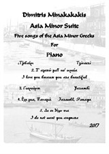 Asia Minor Suite for Piano
